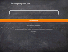 Tablet Screenshot of foreveryoungshoes.com